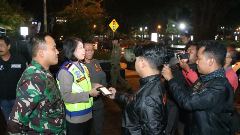 Kapolres Magelang Kota Bersama Dandim Pimpin Patroli Skala Besar TNI-Polri dan Satpol PP