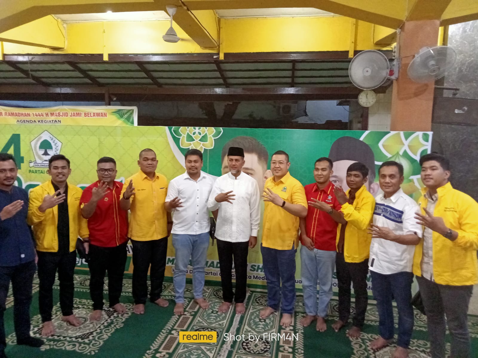 DPD Partai Golkar Kota Medan Safari Ramadhan 1444 H Di Mesjid Jami’ Belawan