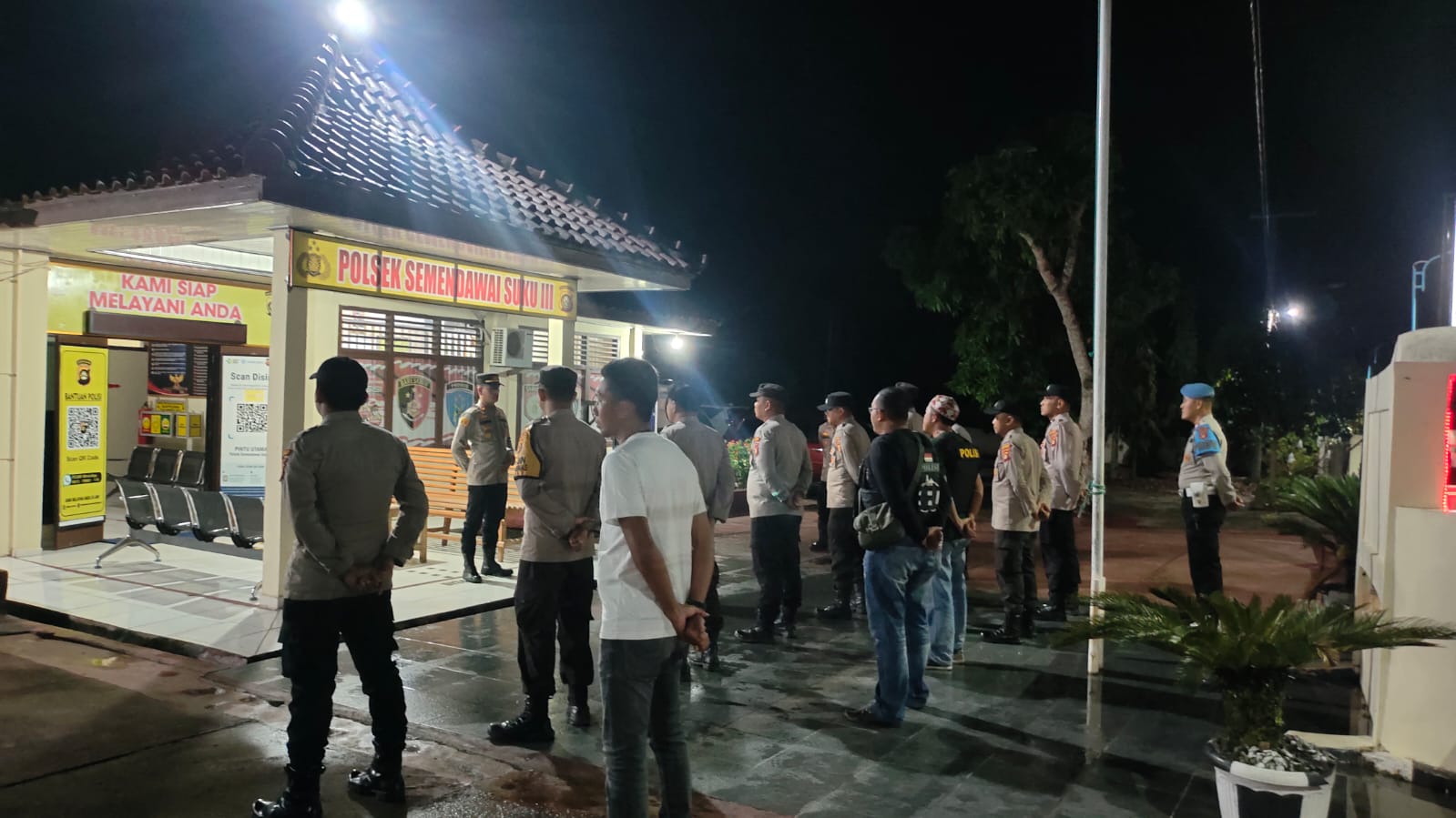 Polsek SS III Amankan Malam Takbiran di Wilayah Hukumnya