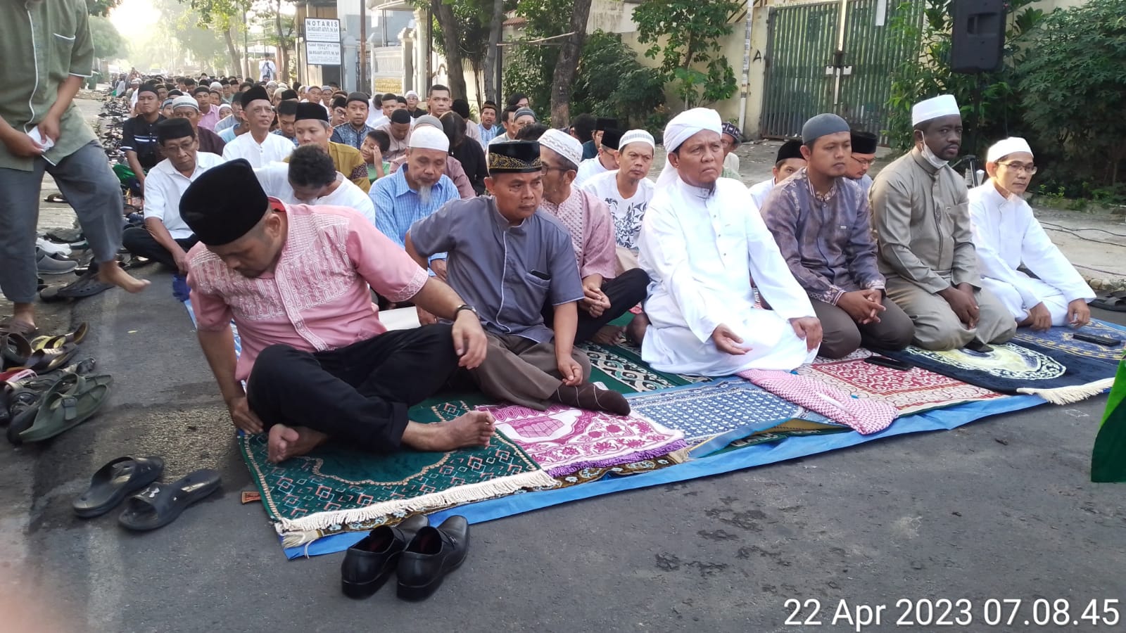 Pimpred Radar Bhayangkara Indonesia Laksanakan Sholat. Ied Idul Fitri 1444 H