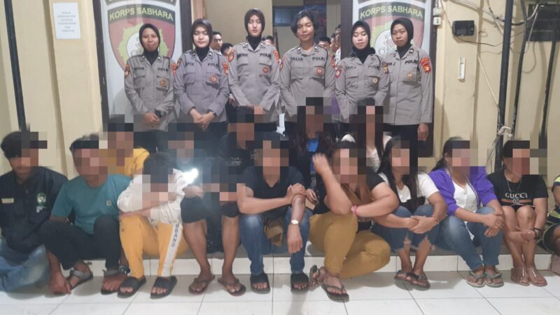 Gelar Patroli Sahur On The Road, Belasan Orang Diamankan, 5 Positif Pakai Narkoba