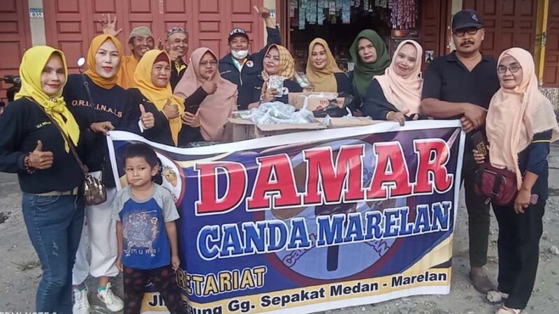 Tebar Keberkahan Jelang Berbuka Canda Marelan (DAMAR) Bagi-Bagi Takjil