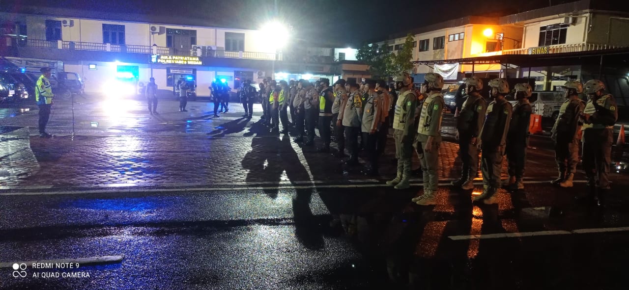 Giat Rutin Akhir Pekan, Polrestabes Medan Gelar Sispamkota Antisipasi 3C 