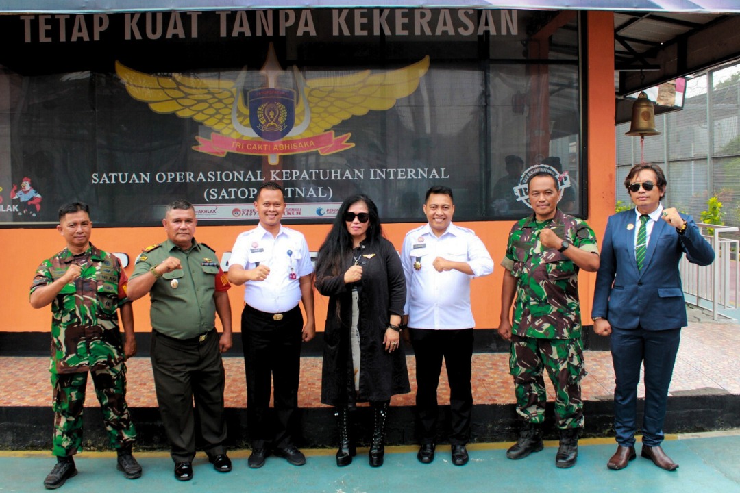 Kunjungan Ketua Presidium FPII dan Pengawas DPI Bersama Danramil/03 Sukmajaya ke Rutan Depok