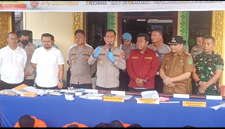 Dalam Seminggu Polres Pelabuhan Belawan berhasil mengungkap Kasus Viral Cabul Narkoba, Judi, geng motor Hingga Pungli