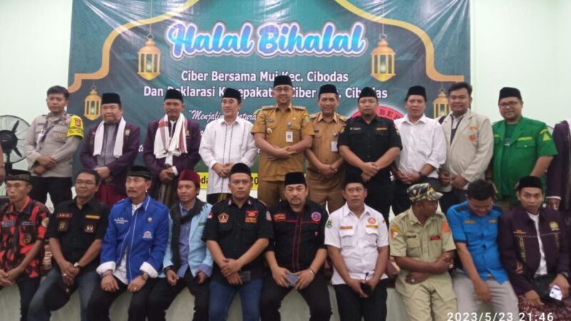 Gelar Acara Halal BI Halal & Deklarasi Cibodas Bersatu (CIBER) Bersama MUI Kecamatan Cibodas