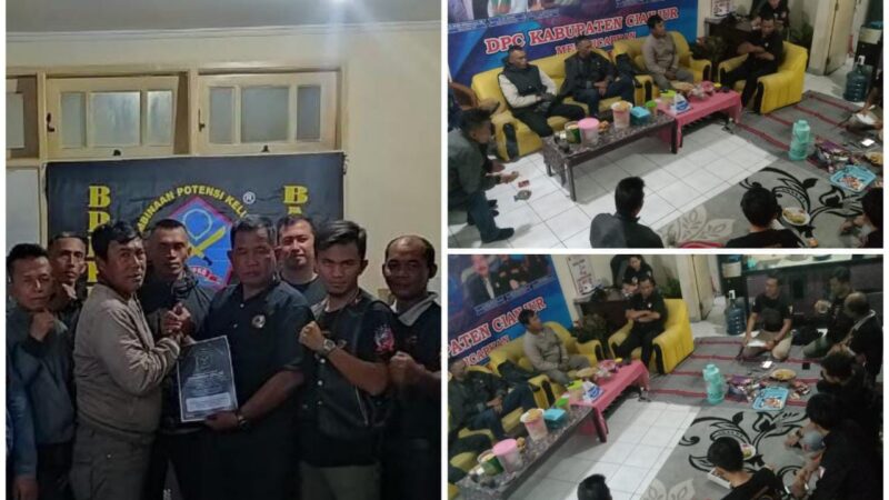 SK DPAC BPPKB Sukaluyu diserahkan, Yoga Prayoga di Cianjur: Jadilah Organisasi Makin disegani