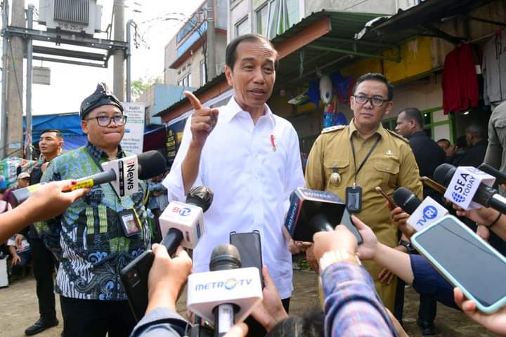 Jelang Iduladha, Presiden Tinjau Sejumlah Pasar di Kabupaten Bogor