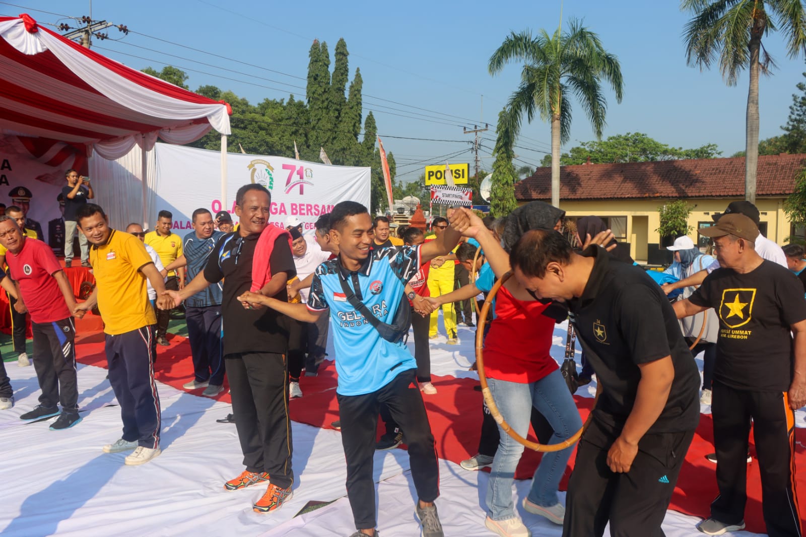 Rangkaian Hari Bhayangkara ke-77, Polresta Cirebon Gelar Berbagai Perlombaan Antar Parpol dan Bacaleg