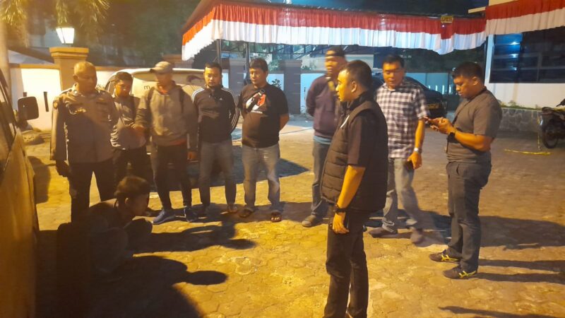 Pelaku Pencurian Dua Ban Mobil di Pasar Petisah Ditangkap Reskrim Polsek Medan Baru