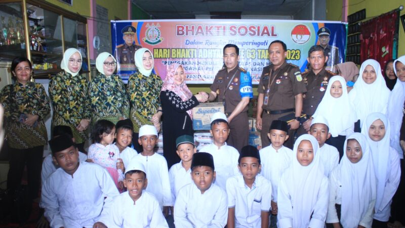 Kejati Sumut Gelar Bakti Sosial ke Panti Asuhan, Masjid, Gereja dan KBPA Meriahkan HBA ke 63 Dan HUT ke 23 IAD