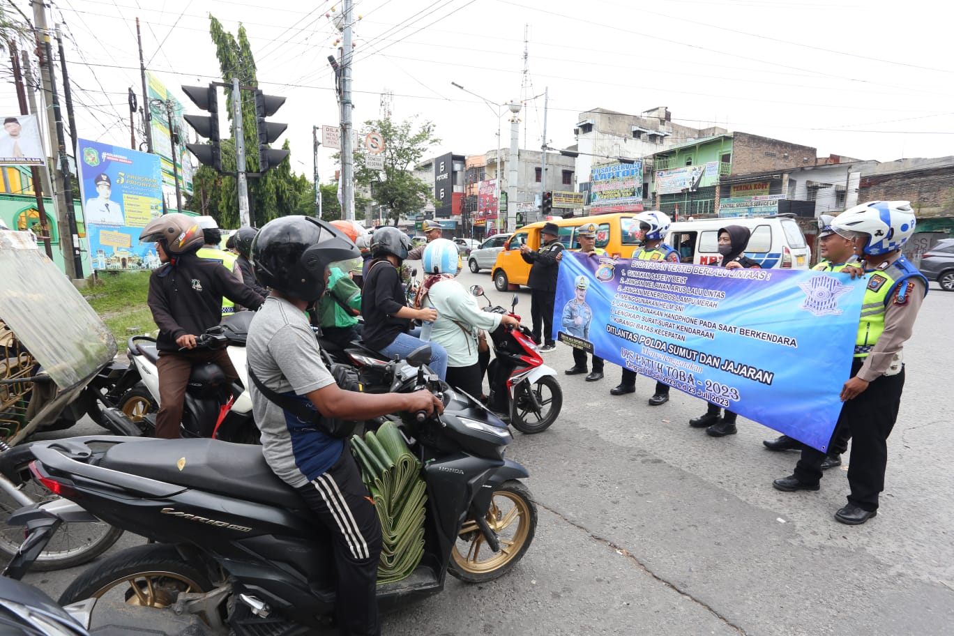 1.194 Pelanggar Lalu Lintas di Hari Pertama Ops Patuh Toba 2023