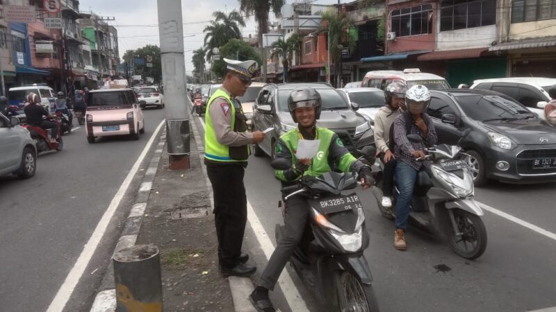 Satlantas Polrestabes Medan Terus Gencarkan Operasi Patuh Toba 2023