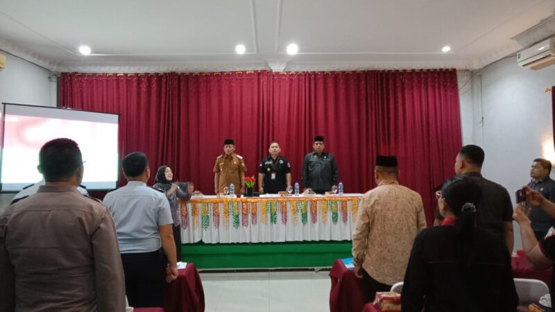 Pemkot Bersama BNN Tanjungbalai Gelar Rapat Kordinasi Pengembangan dan pembinaan Kota Tanggap Ancaman Narkoba