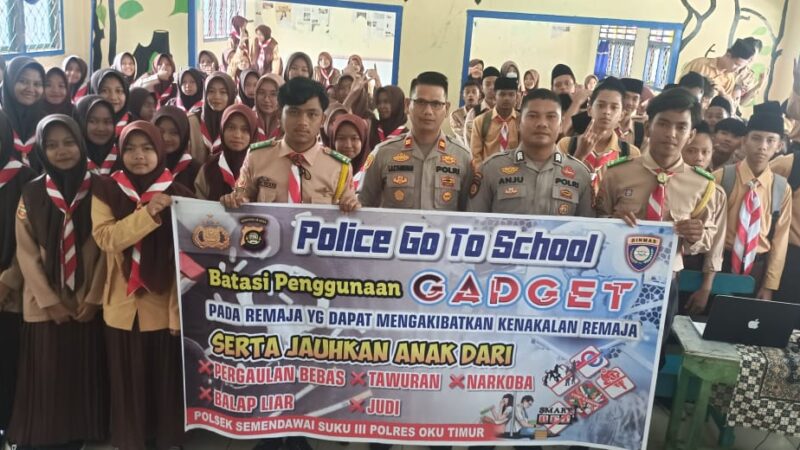 Police Goes to School, Polsek SS III Sosialisasi Pencegahan Kenakalan Remaja di Lingkungan Sekolah