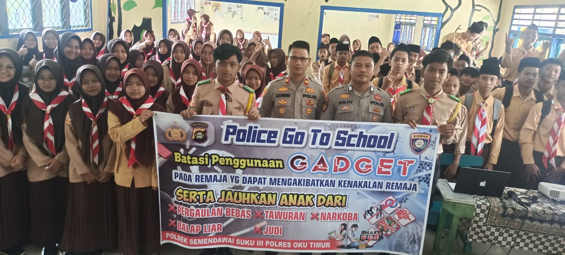 Police Goes to School, Polsek SS III Sosialisasi Pencegahan Kenakalan Remaja di Lingkungan Sekolah