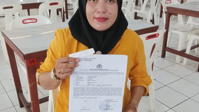 Aniaya Wanita, Oknum Bacaleg Dapil 6 Deli Serdang Dari Partai Golkar Dilaporkan Ke Polisi