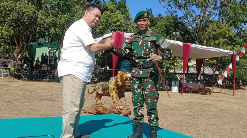 Penyambutan Pasukan Satgas Pamtas RI-PNG Mobile Danyonif Raider 514 Kostrad Dapat Kejutan