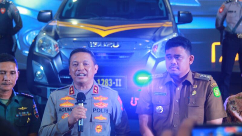 Ciptakan Area Publik Aman, Polda Sumut Luncurkan Mobil Patroli Perintis Samapta Dengan Fitur Canggih 