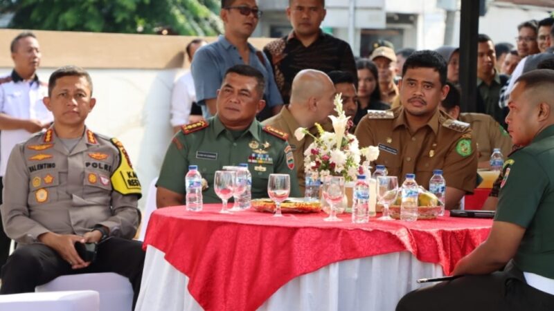 Kapolrestabes Medan Hadiri Peresmian Lapangan Gajah Mada 