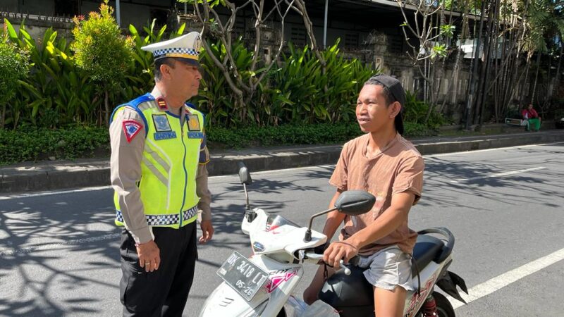 Patroli Seputaran Denpasar Satgas Ops Patuh Tindak Pelanggar Lalulintas