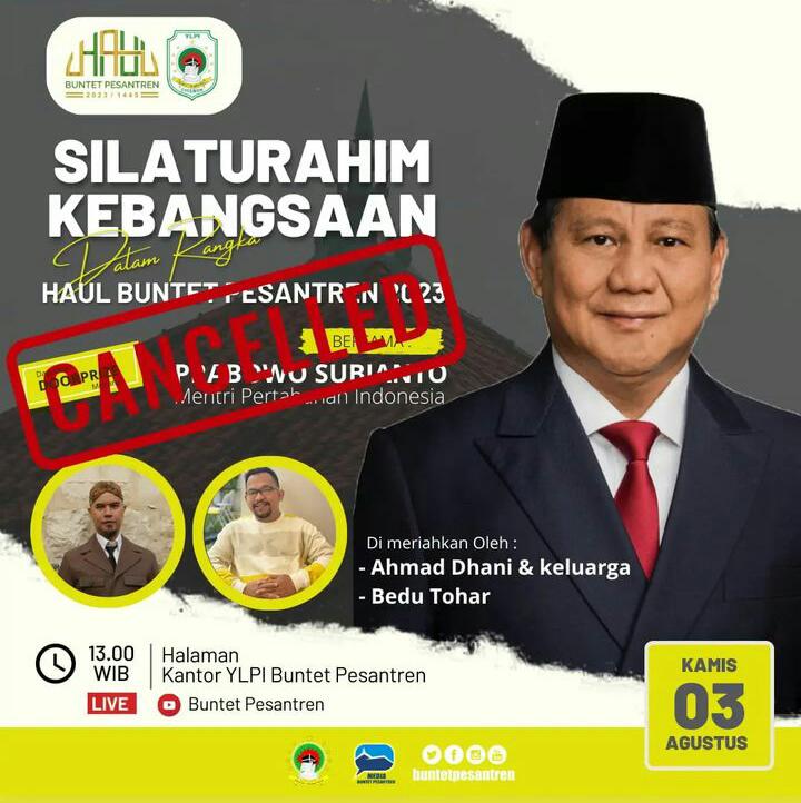 Beredar Kabar Akan Kehadiran Prabowo ke Cirebon Dalam Agenda Kegiatan Kunjungan Silaturahmi