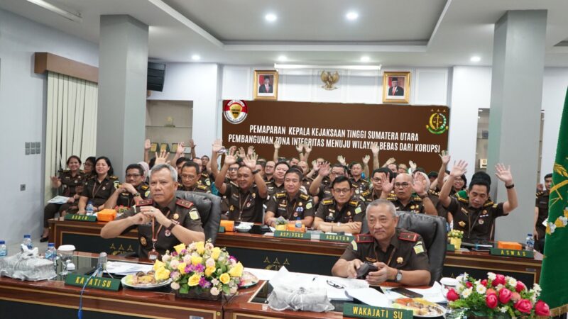 Kajati Sumut Sampaikan Produk Unggulan dan Area Perubahan Dalam Membangun Zona Integritas Menuju WBK