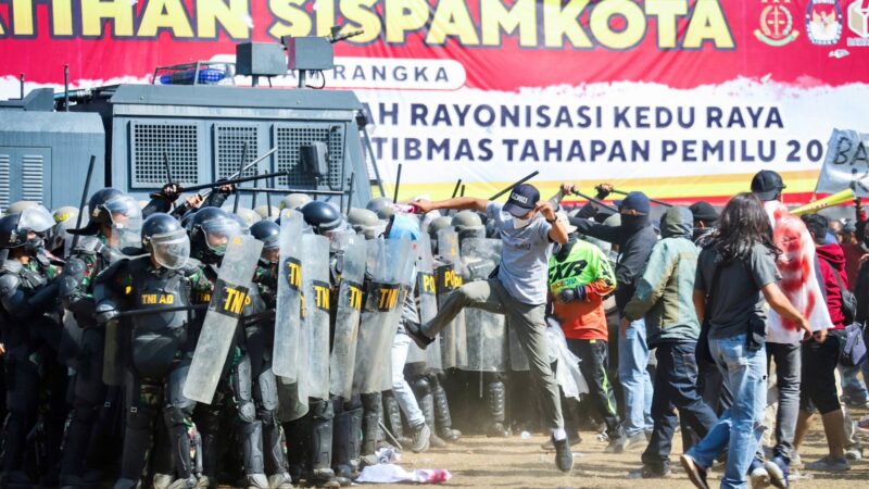 Polda Jateng Gelar Simulasi Pengamanan Tahapan Pemilu, Termasuk Siapkan Patroli SIBER