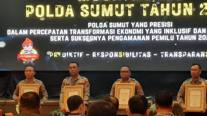 Kapolres Tanjung Balai Terima Piagam KAPOLRI AWARDS, Polres Terbaik Dalam Pelaksanaan Qwick Wins Presisi Tahun 2022/2023