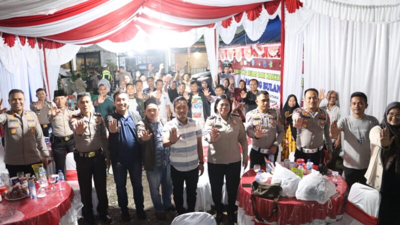 Nonton Bareng Final AFF U -23 di Kampung Bebas dari Narkoba (KBN) Padang Bulan, Ada Hadiah Doorprize Menarik