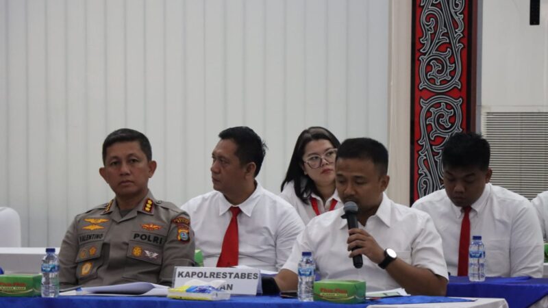 Mantap..!!! Kapolrestabes Medan Dengarkan Arahan Kapolda Sumut dan Anev Pelaksana Satgas TPPO