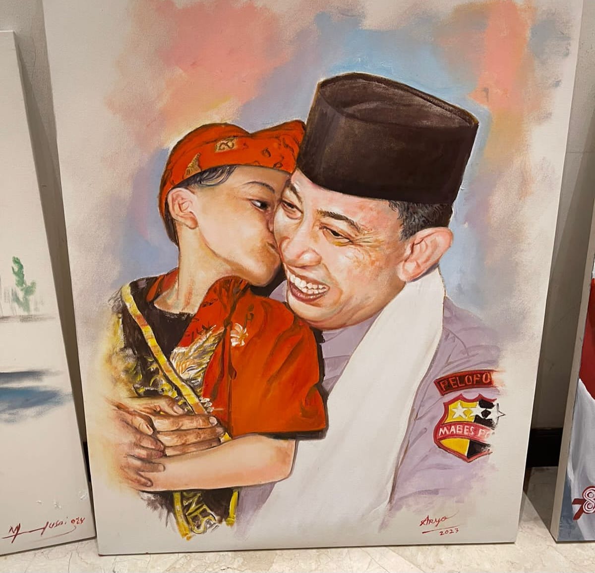 Meriahkan HUT ke-78 RI, Lemdiklat Polri Gelar Lomba Lukis