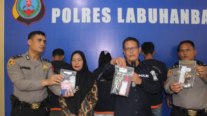 Sindikat narkoba antara provinsi diciduk polres labuhanbatu