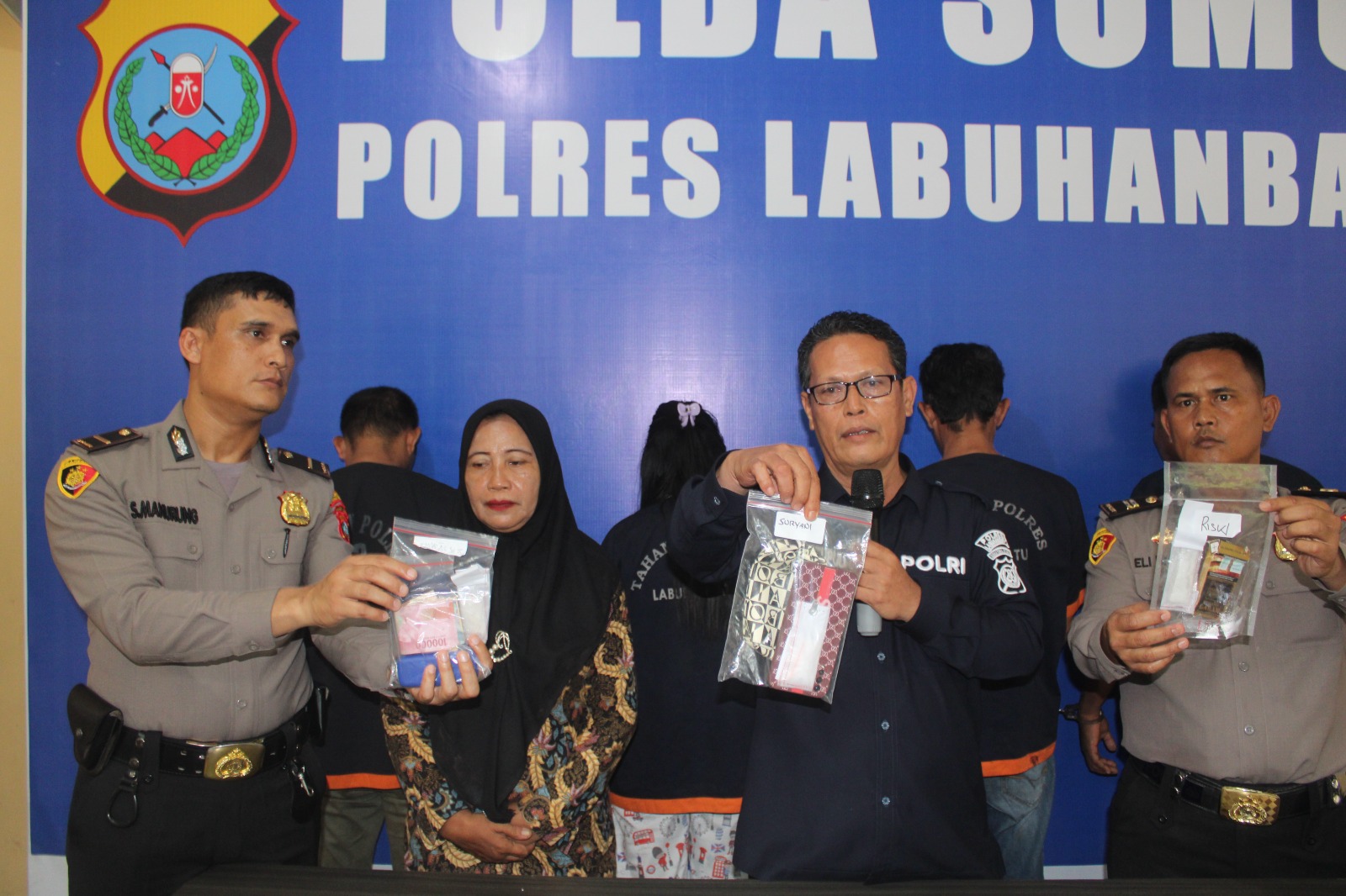 Sindikat narkoba antara provinsi diciduk polres labuhanbatu