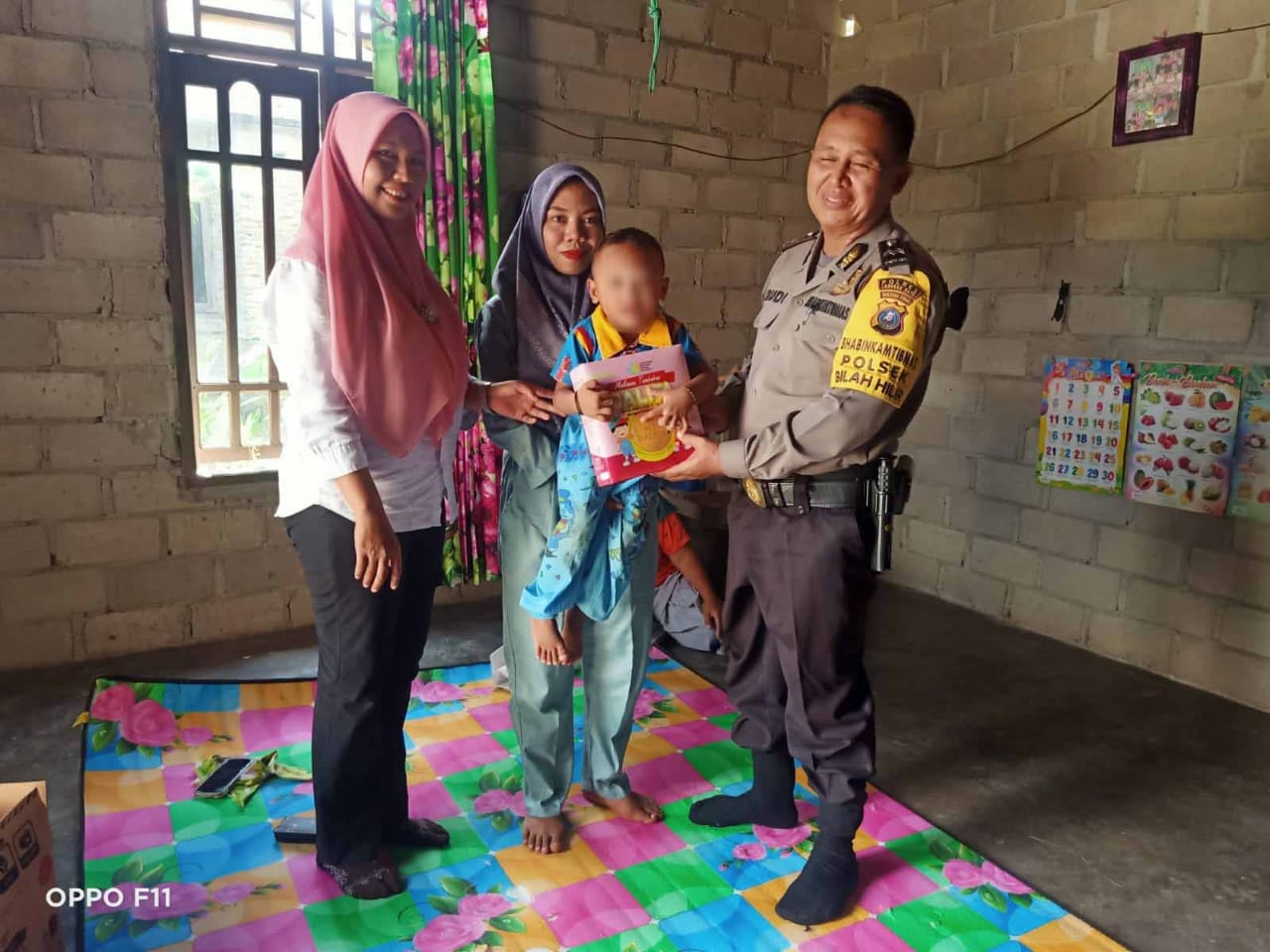 Polres Labuhanbatu kunjungi rumah anak Stunting