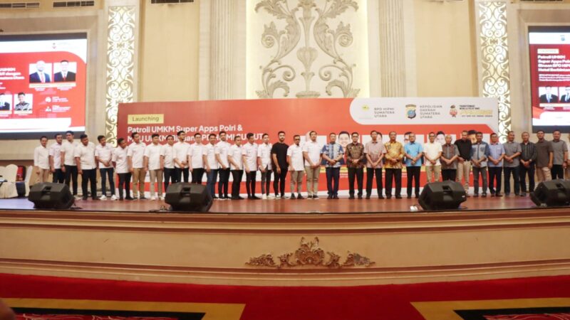 Kapolrestabes Medan Hadiri Launching Patroli UMKM Super Apps Polri dan MoU Kerjasama Hotel Berbintang