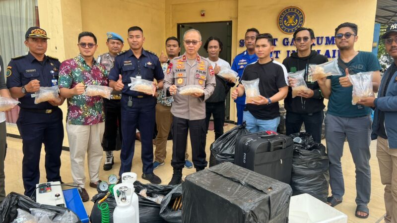 Ditpolair Baharkam Polri Gagalkan Penyelundupan 350 Ribu Baby Lobster yang Berpotensi Rugikan Negara Rp87.5 Miliar Rupiah