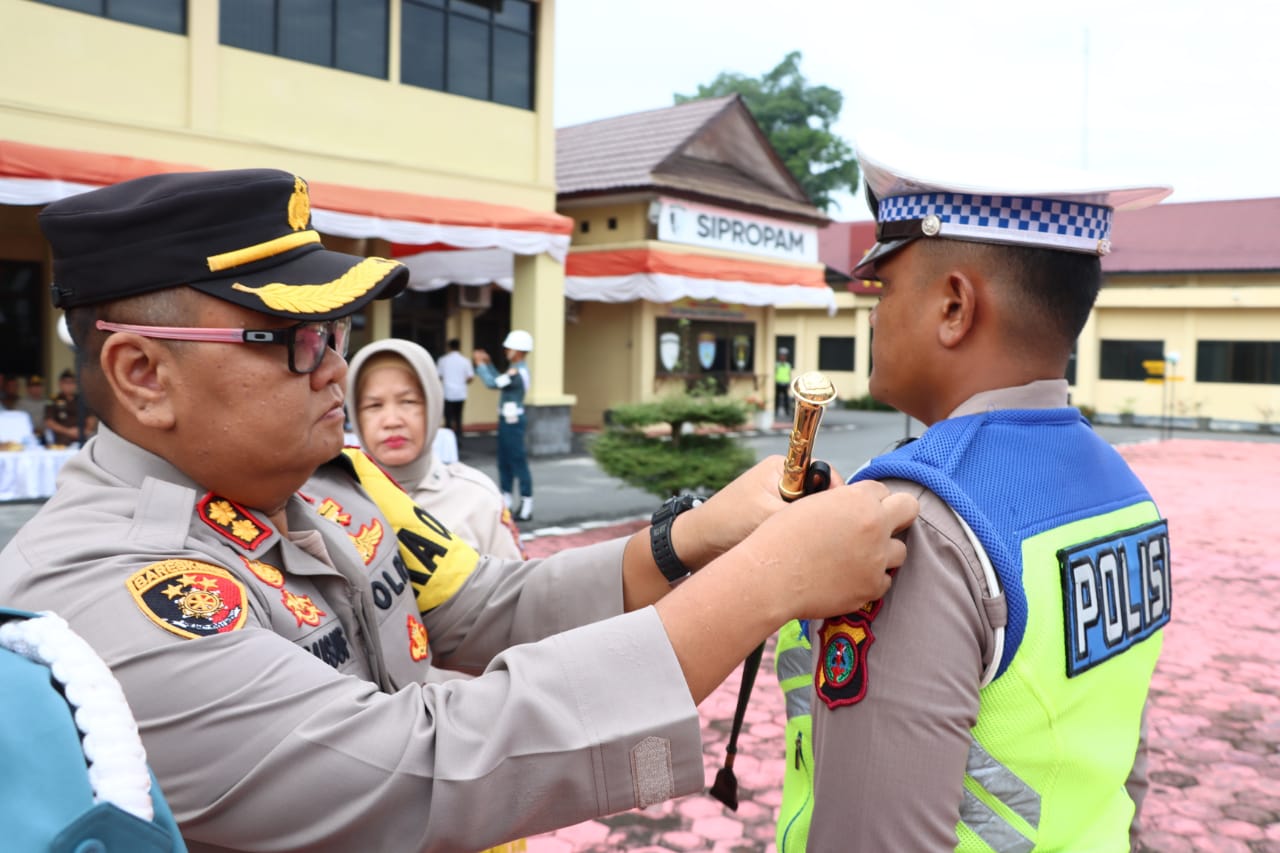 Polres Tanjung Balai Laksanakan Gelar Pasukan Operasi Kepolisian Kewilayahan Zebra Toba 2023