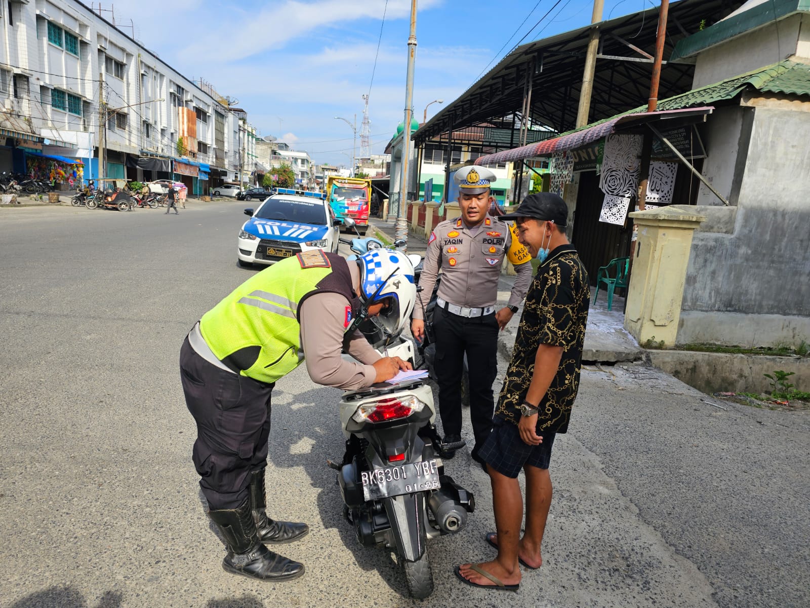 Kasat Lantas awasi langsung pelaksanaan Tilang Manual