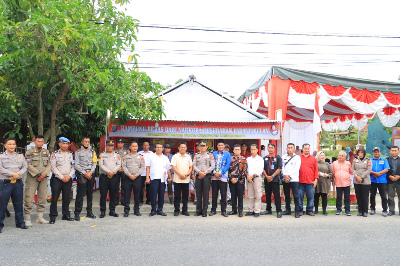 PENILAIAN KAMPUNG BEBAS DARI NARKOBA (KBN) POLRES LABUHANBATU OLEH TIM PENILAI POLDA SUMUT