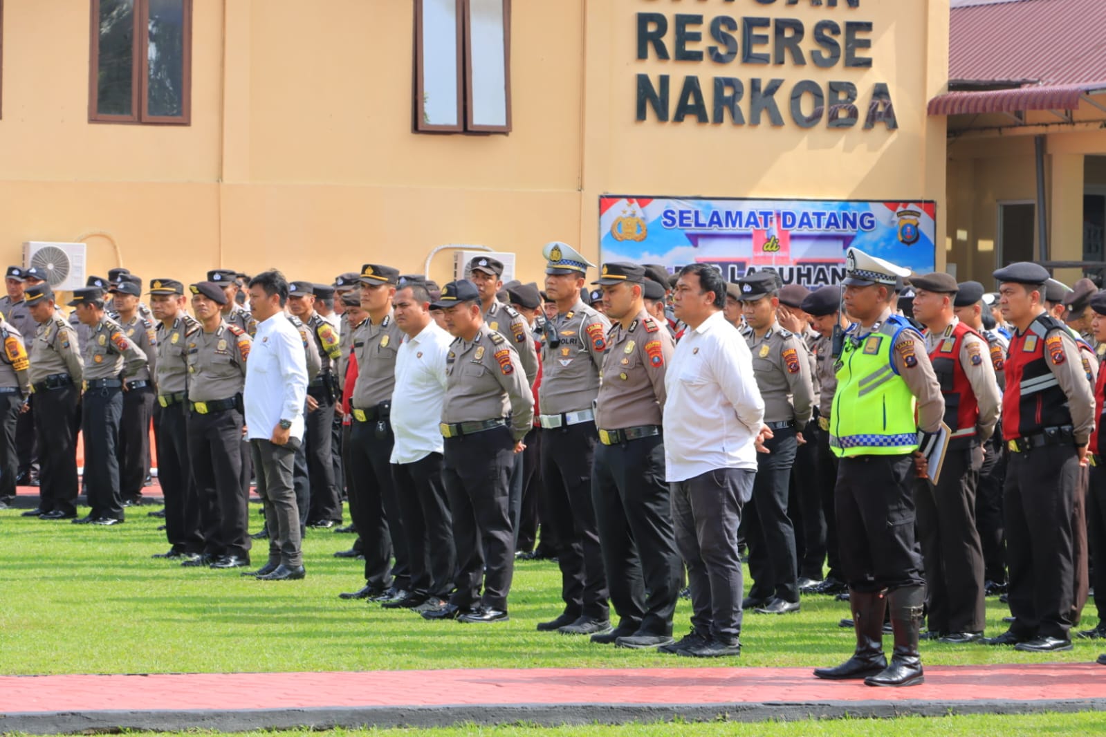 Tingkatkan Kesiapsiagaan, Polres Labuhanbatu Gelar Panggilan Luar Biasa (PLB) Dan Alarm Stelling