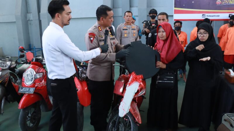 Berkat ILMU Semeru Polda Jatim, Warga Bojonegoro ini Temukan Kembali Motor Yang Hilang