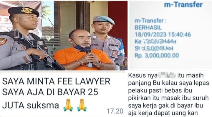 Oknum Pengacara Minta Uang 25 Juta, Ibu KDCPW Korban Bejad Om Unyil Cabut Kuasa PH, Ini Kronologinya