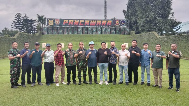 Batalyon 469 Kopasgat Jalin Silaturahmi Bersama Wartawan dan PWI Sumut 