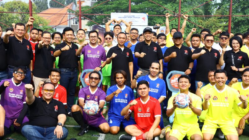 Perkuat Sinergisitas, Polri dan Jurnalis Gelar Seven Soccer