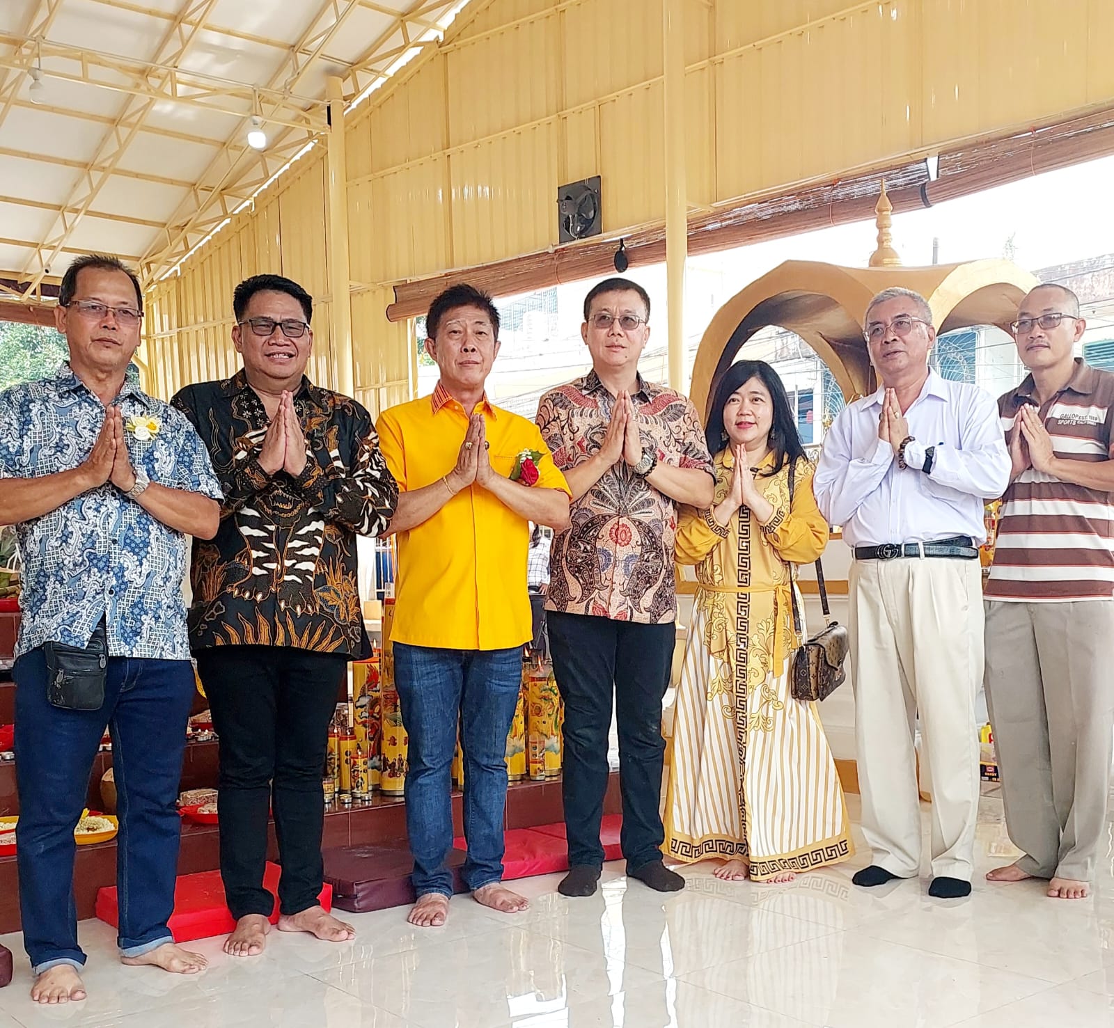 Selamat dan Sukses Grand Opening Vihara Cetiya Sinar Agung Mulia, Ketua DPRD Medan Hasim :Semoga mendapat Keberkahan