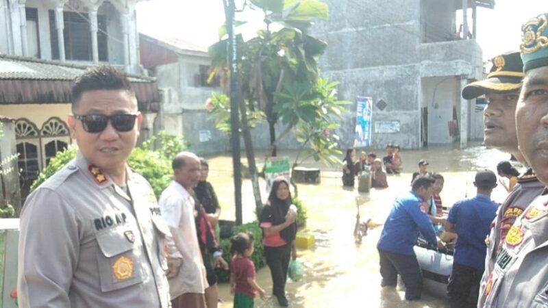 Banjir Melanda Beberapa Kawasan di Kota Binjai