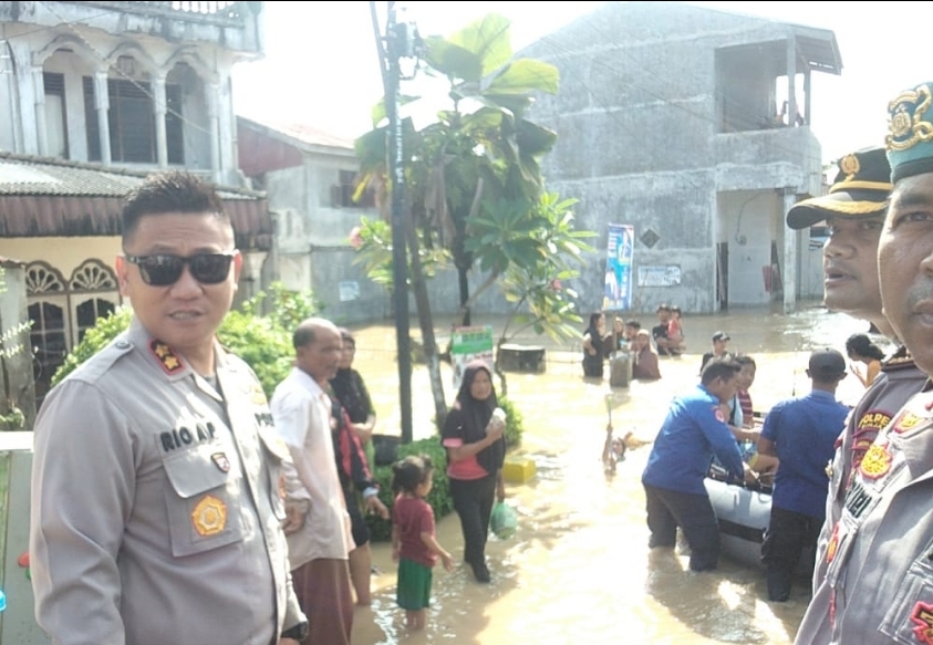 Banjir Melanda Beberapa Kawasan di Kota Binjai