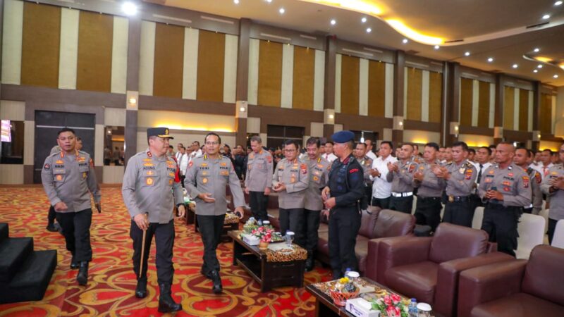 Polda Sumut Gelar Latihan Pra Operasi Mantap Brata Toba 2023-2024