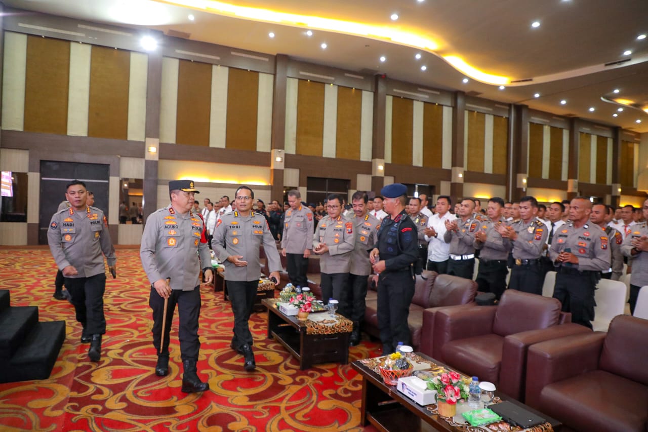 Polda Sumut Gelar Latihan Pra Operasi Mantap Brata Toba 2023-2024